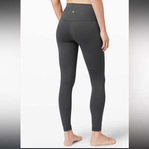 Gray lululemon align leggings 25’